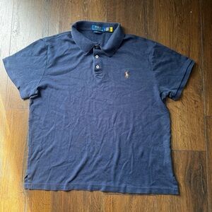 Polo by Ralph Lauren Navy Blue Polo Shirt with Embroidered Pony